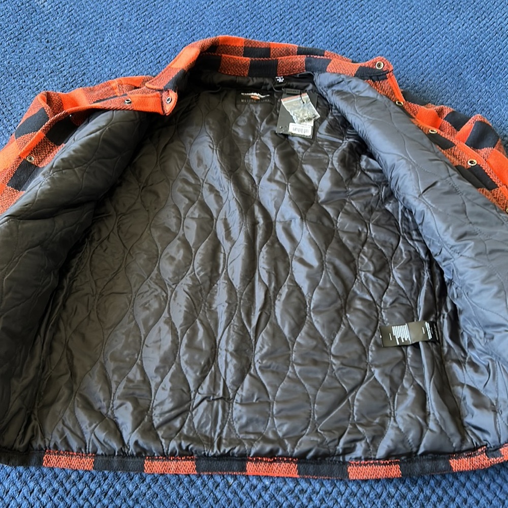 Harley Davidson flannel jacket NWT - Picture 6 of 12